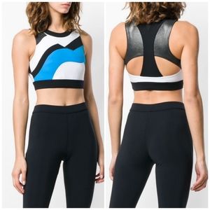 No Ka' Oi colour block crop top